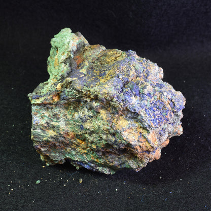 Raw Azurite Malachite Crystal Cluster Specimen from Mexico - 353 grams #04