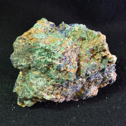 Raw Azurite Malachite Crystal Cluster Specimen from Mexico - 353 grams #04