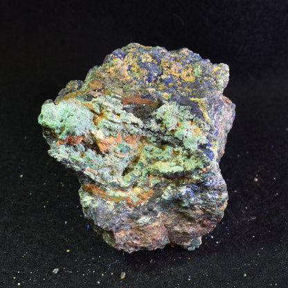 Raw Azurite Malachite Crystal Cluster Specimen from Mexico - 353 grams #04
