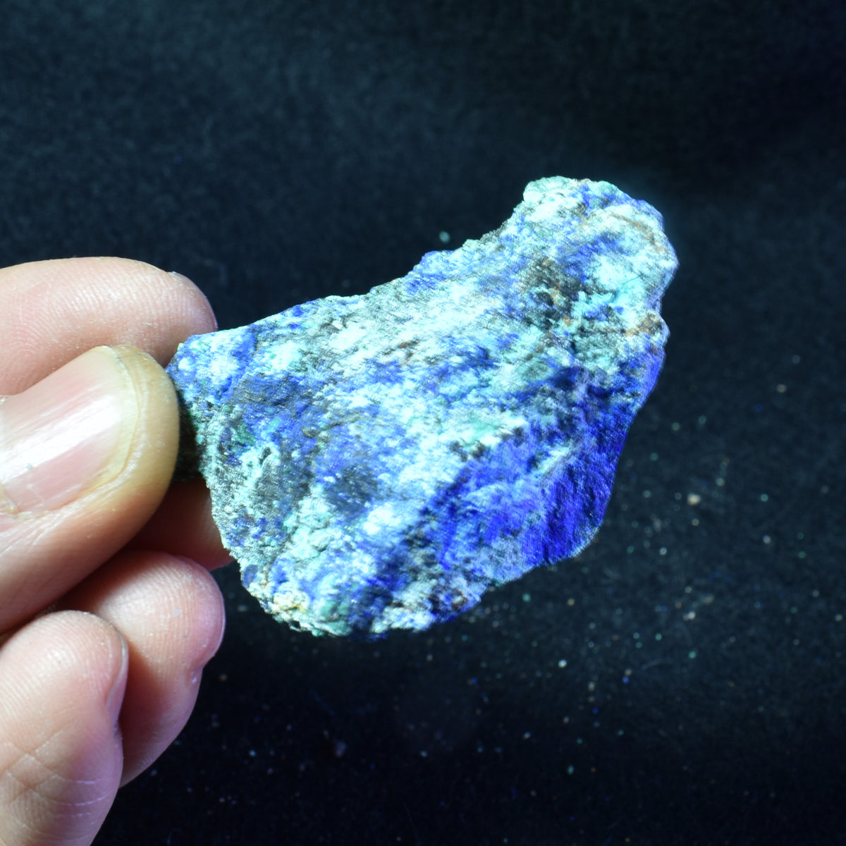Raw Azurite Malachite Crystal Cluster Specimen from Mexico - 8 Options