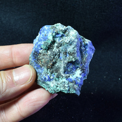 Raw Azurite Malachite Crystal Cluster Specimen from Mexico - 8 Options