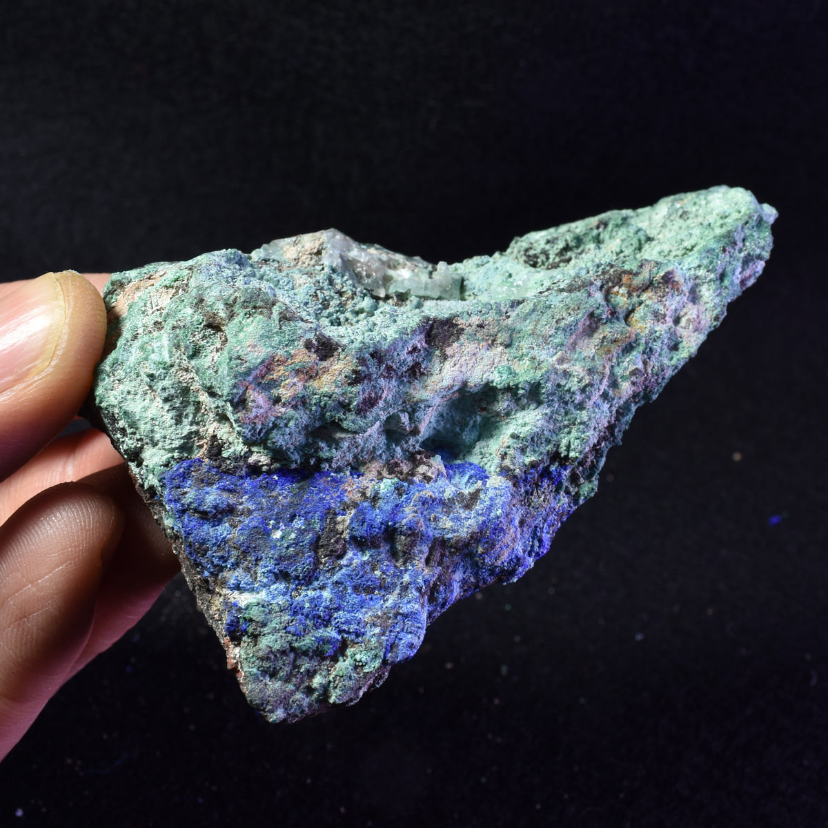 Raw Azurite Malachite Crystal Cluster Specimen from Mexico - 8 Options - Lot 2