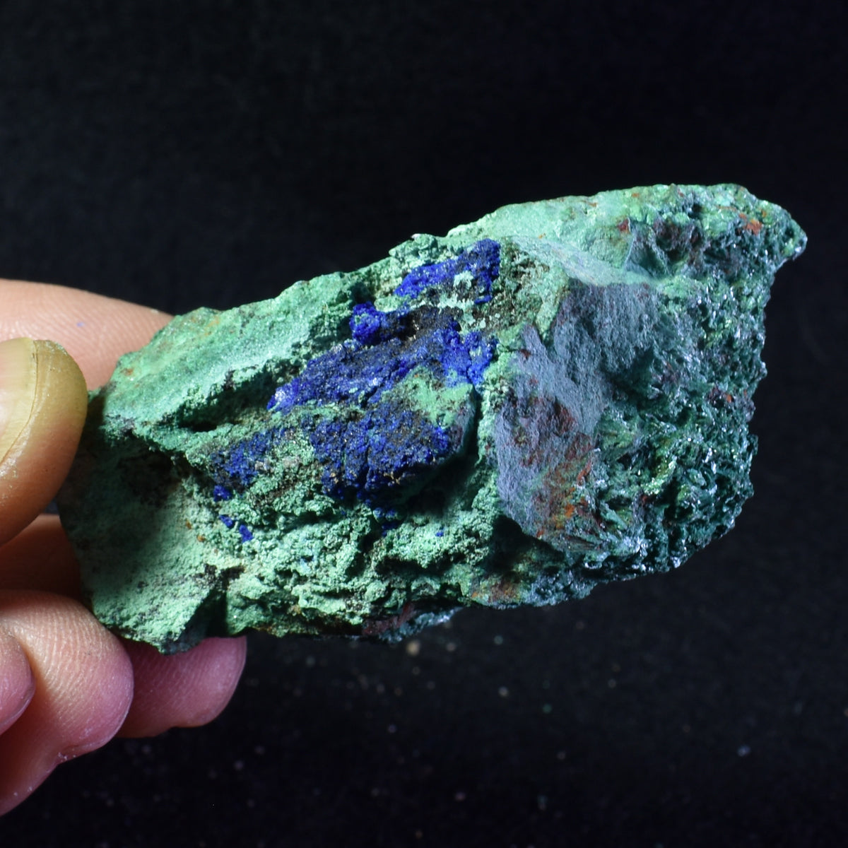 Raw Azurite Malachite Crystal Cluster Specimen from Mexico - 8 Options - Lot 2