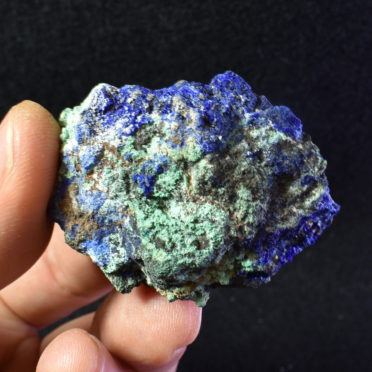 Raw Azurite Malachite Crystal Cluster Specimen from Mexico - 8 Options - Lot 3