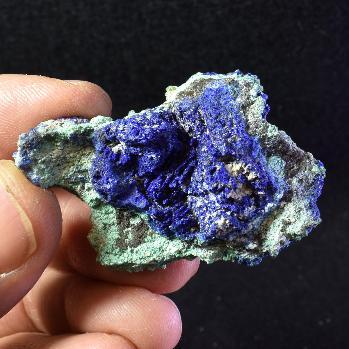 Raw Azurite Malachite Crystal Cluster Specimen from Mexico - 8 Options - Lot 3