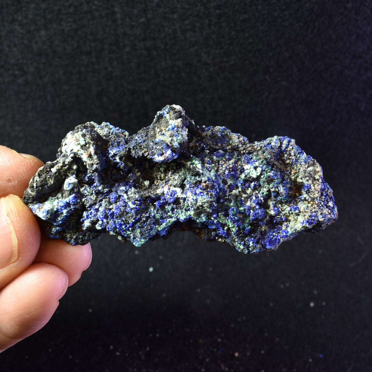 Raw Azurite Malachite Crystal Cluster Specimen from Mexico - 8 Options - Lot 3