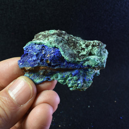 Raw Azurite Malachite Crystal Cluster Specimen from Mexico - 8 Options - Lot 3
