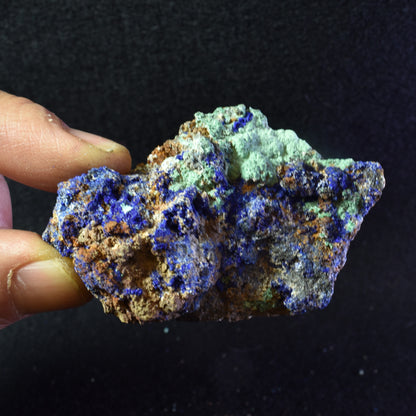 Raw Azurite Malachite Crystal Cluster Specimen from Mexico - 8 Options - Lot 3