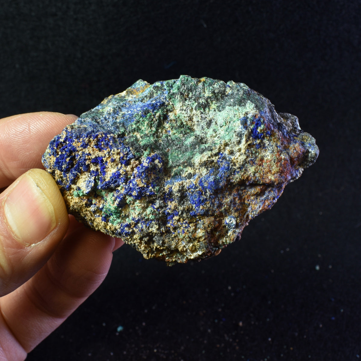 Raw Azurite Malachite Crystal Cluster Specimen from Mexico - 8 Options - Lot 4