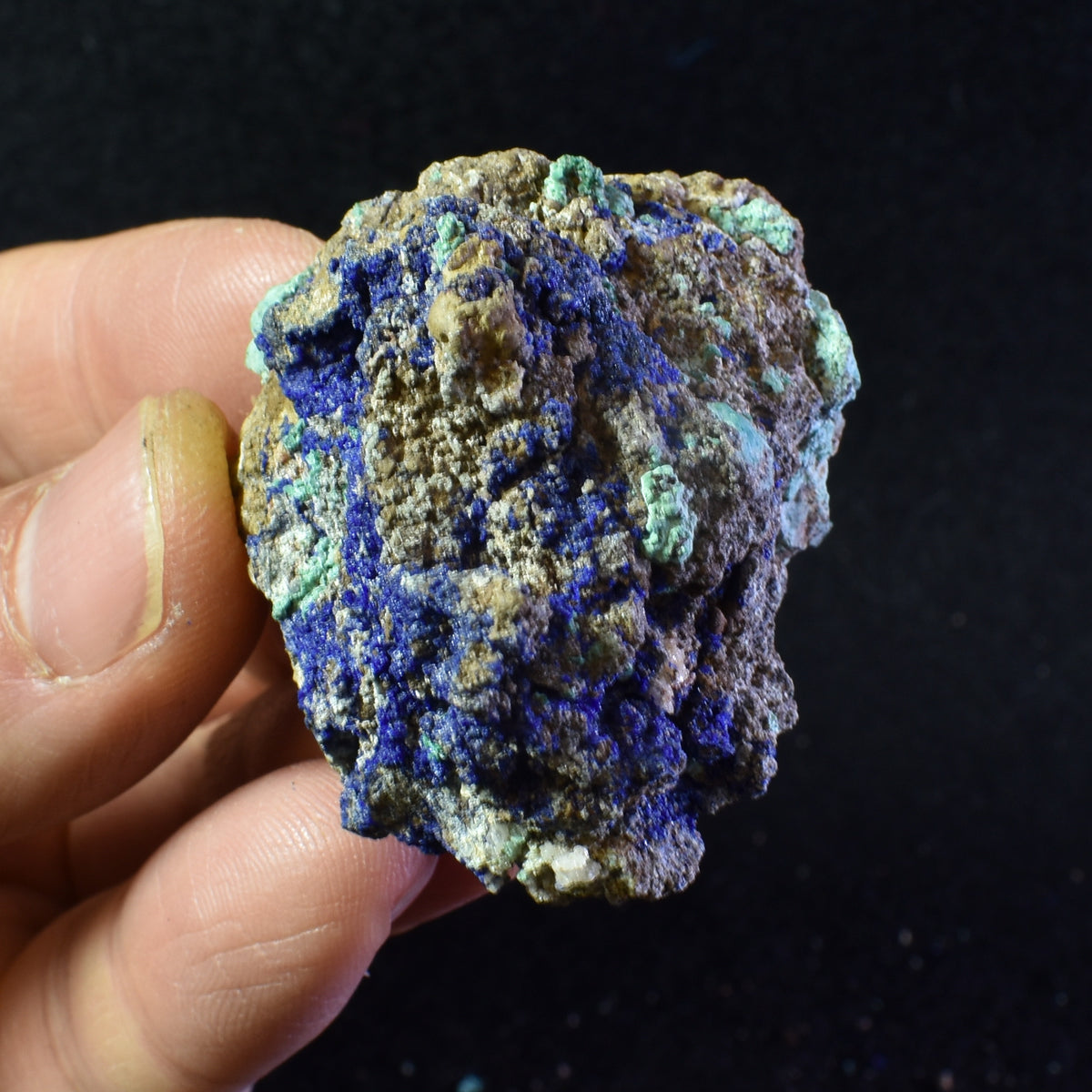 Raw Azurite Malachite Crystal Cluster Specimen from Mexico - 8 Options - Lot 4