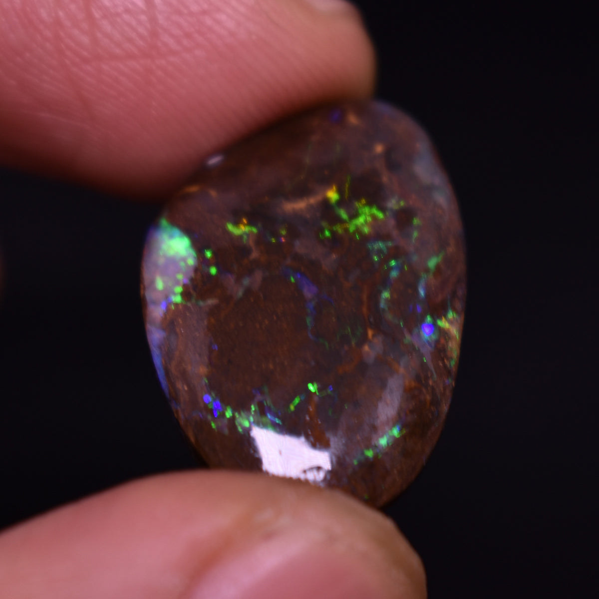 Australian Rough Boulder Opal, Raw Matrix Specimen - 17ct weight #05