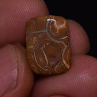 Australian Rough Boulder Opal, Raw Matrix Specimen - 7ct weight #06