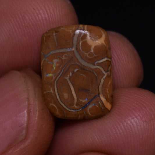 Australian Rough Boulder Opal, Raw Matrix Specimen - 7ct weight #06