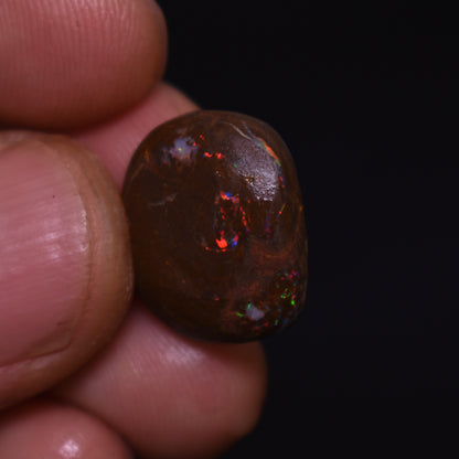 Australian Rough Boulder Opal, Raw Matrix Specimen - 10.8ct weight #09