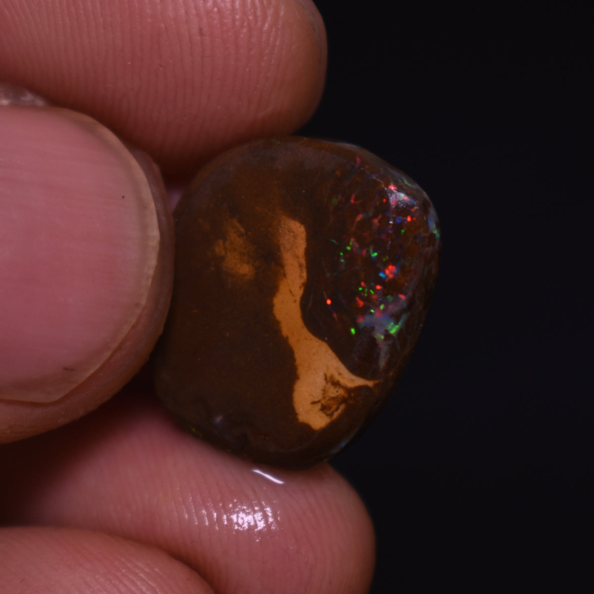 Australian Rough Boulder Opal, Raw Matrix Specimen - 10.8ct weight #09