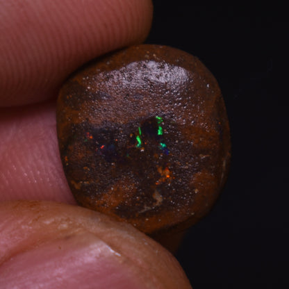 Australian Rough Boulder Opal, Raw Matrix Specimen - 6.8ct weight #13