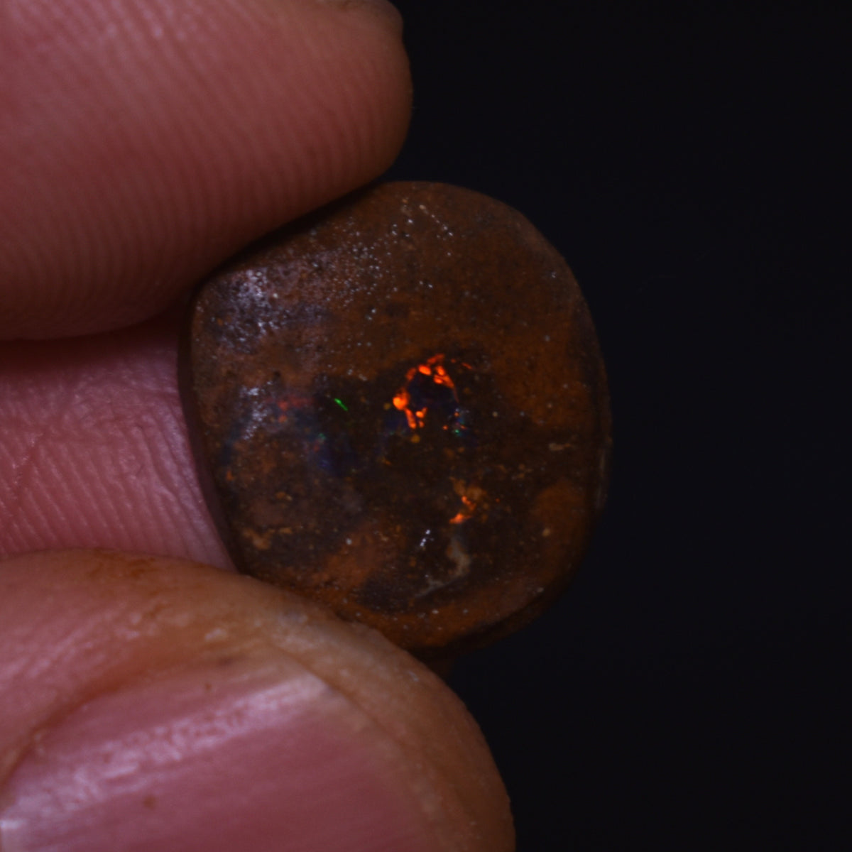 Australian Rough Boulder Opal, Raw Matrix Specimen - 6.8ct weight #13