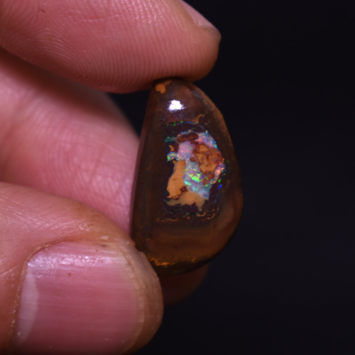 Australian Rough Boulder Opal, Raw Matrix Specimen - 13.9ct weight #20