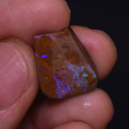 Australian Rough Boulder Opal, Raw Matrix Specimen - 19.25ct weight #26