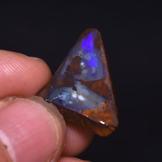 Australian Rough Boulder Opal, Raw Matrix Specimen - 17.8ct weight #31