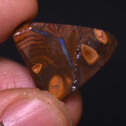 Australian Rough Boulder Opal, Raw Matrix Specimen - 17.8ct weight #31