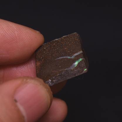 Australian Rough Boulder Opal, Raw Matrix Specimen - 24.8ct weight #34