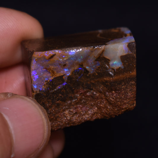 Australian Rough Boulder Opal, Raw Matrix Specimen – 127ct weight #67