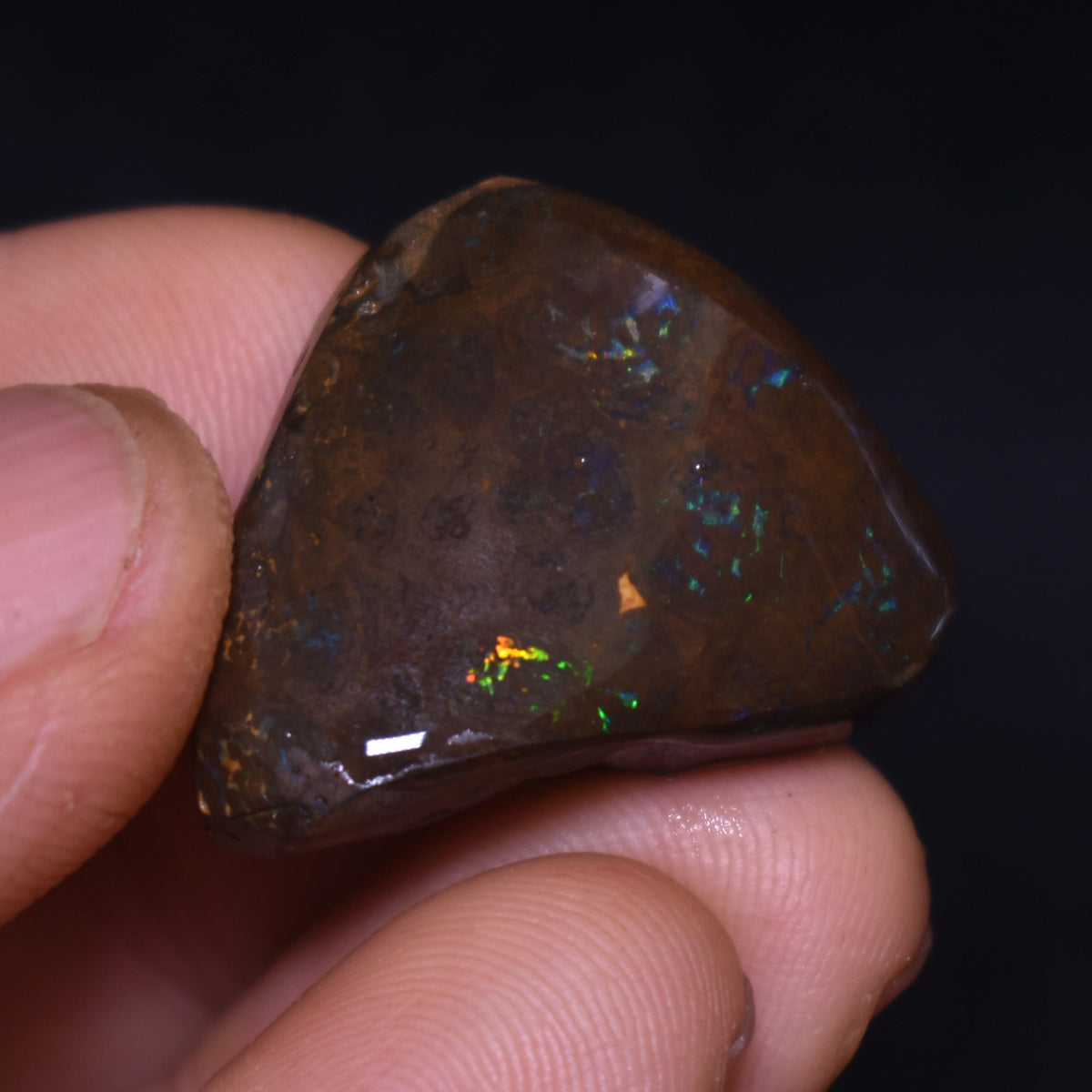 Australian Rough Boulder Opal, Raw Matrix Specimen – 42ct weight #78