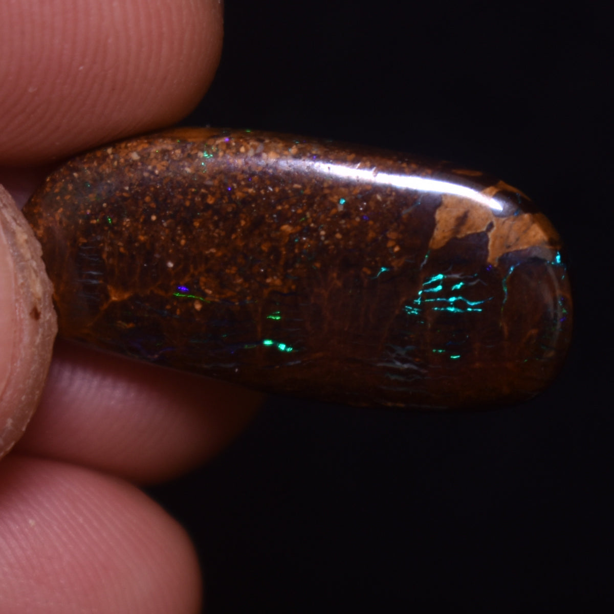 Australian Polished Boulder Opal Stone – 15ct weight #08