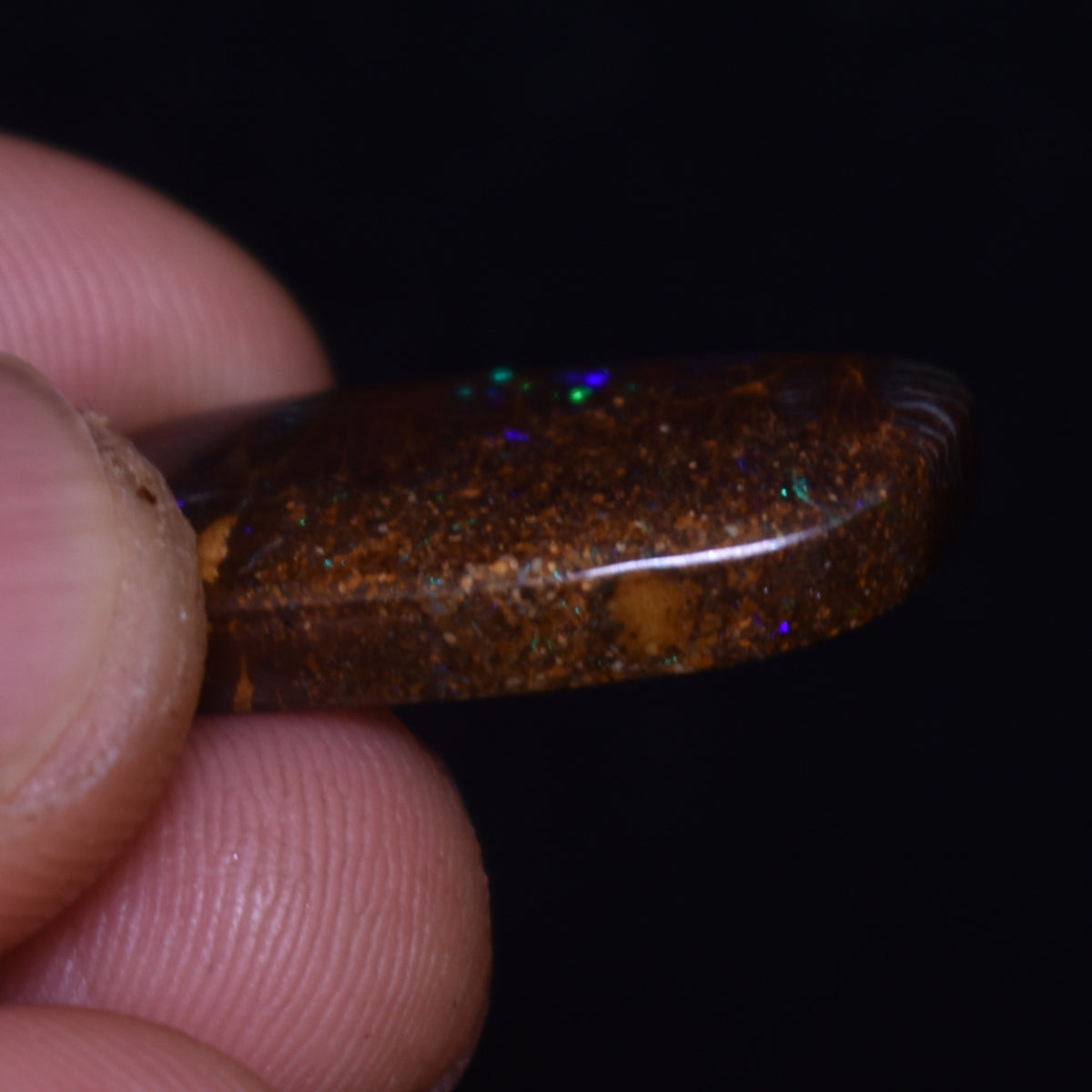 Australian Polished Boulder Opal Stone – 15ct weight #08