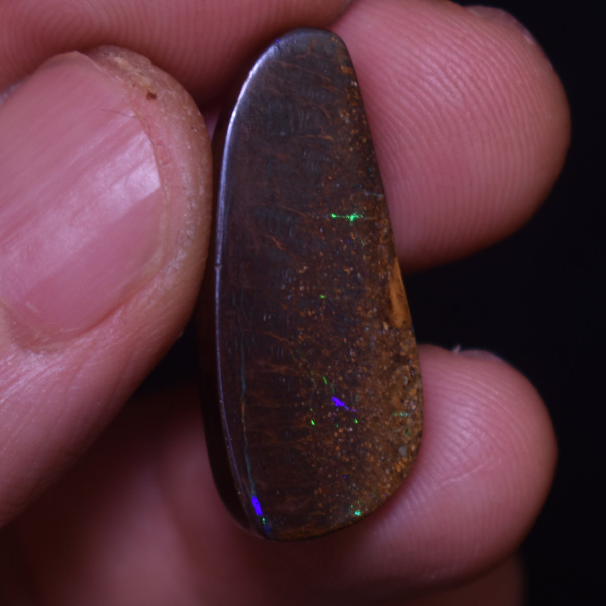 Australian Polished Boulder Opal Stone – 18ct weight #09