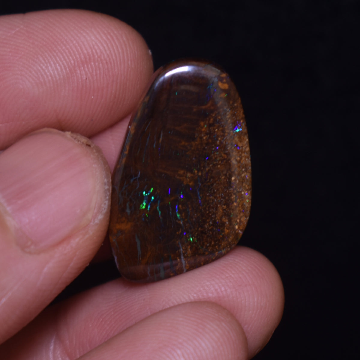 Australian Polished Boulder Opal Stone – 19ct weight #10