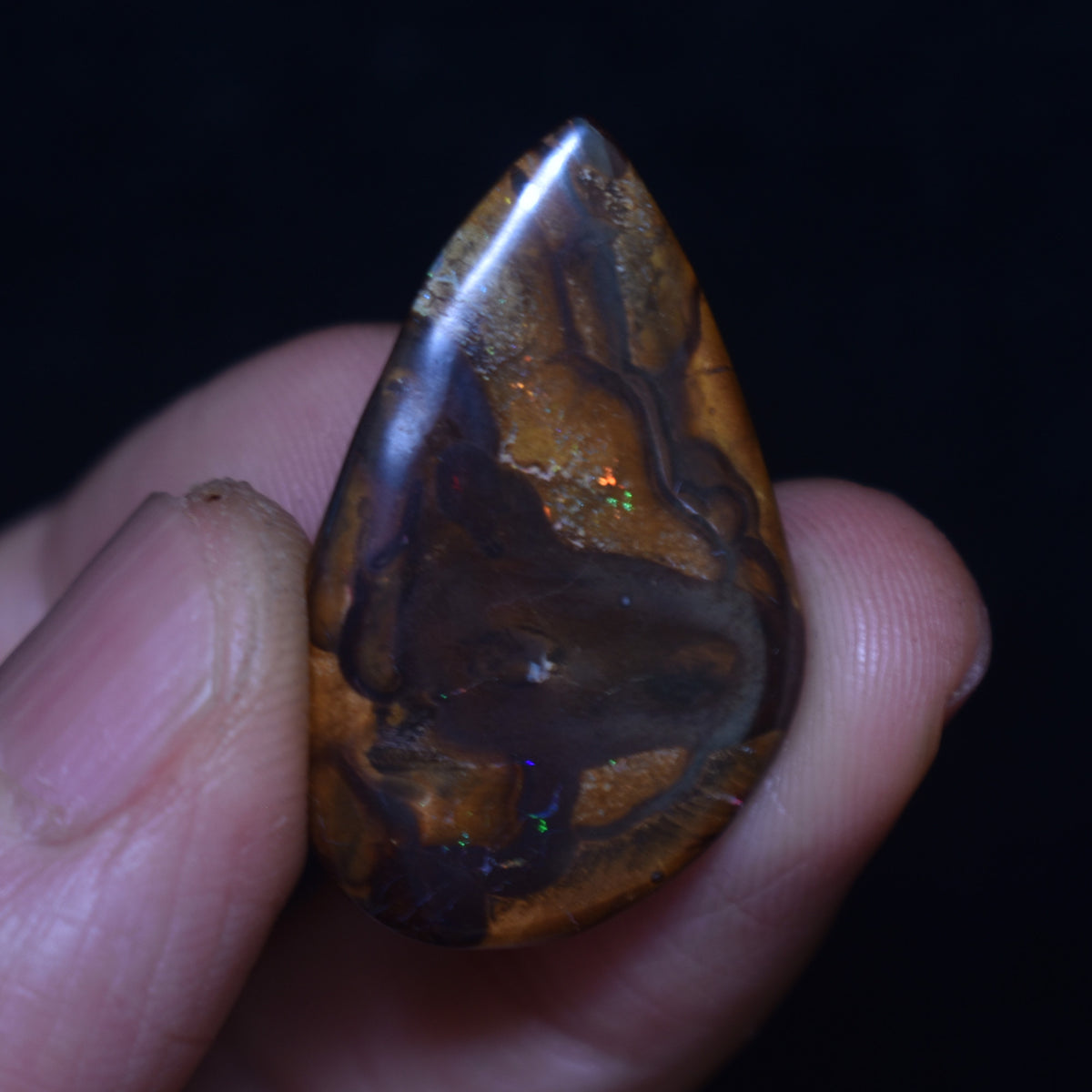 Australian Polished Boulder Opal Stone – 20ct weight #12