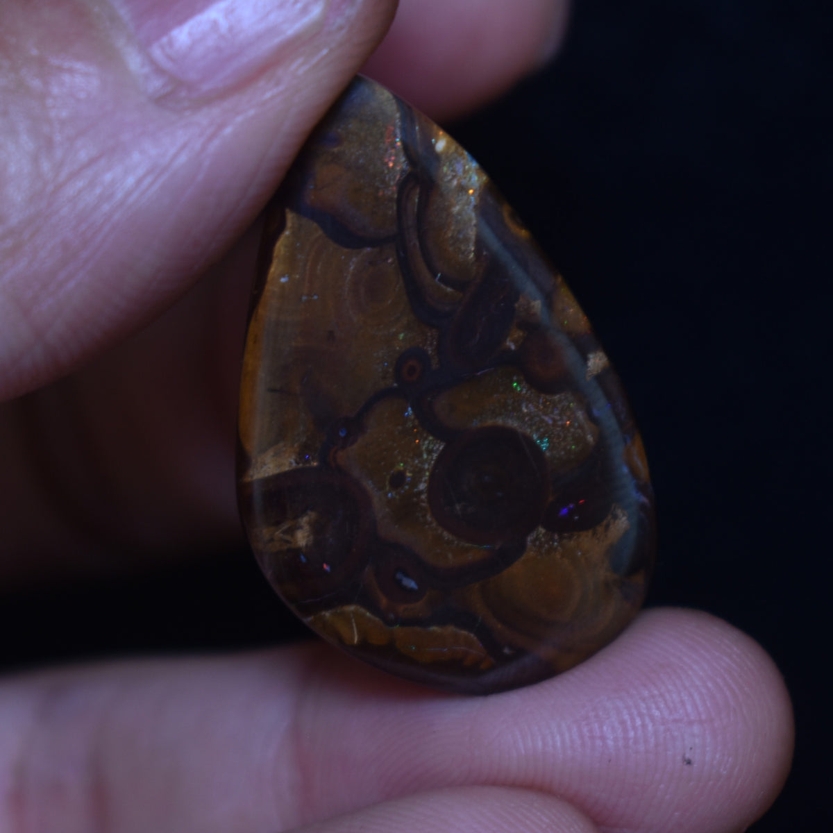 Australian Polished Boulder Opal Stone – 20ct weight #12