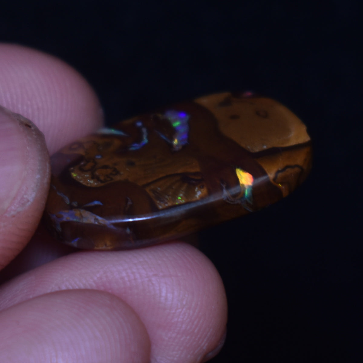 Australian Polished Boulder Opal Stone – 22ct weight #19