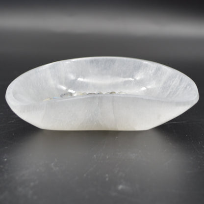 Selenite Moon Charging Bowl - 10cm - 1 Count
