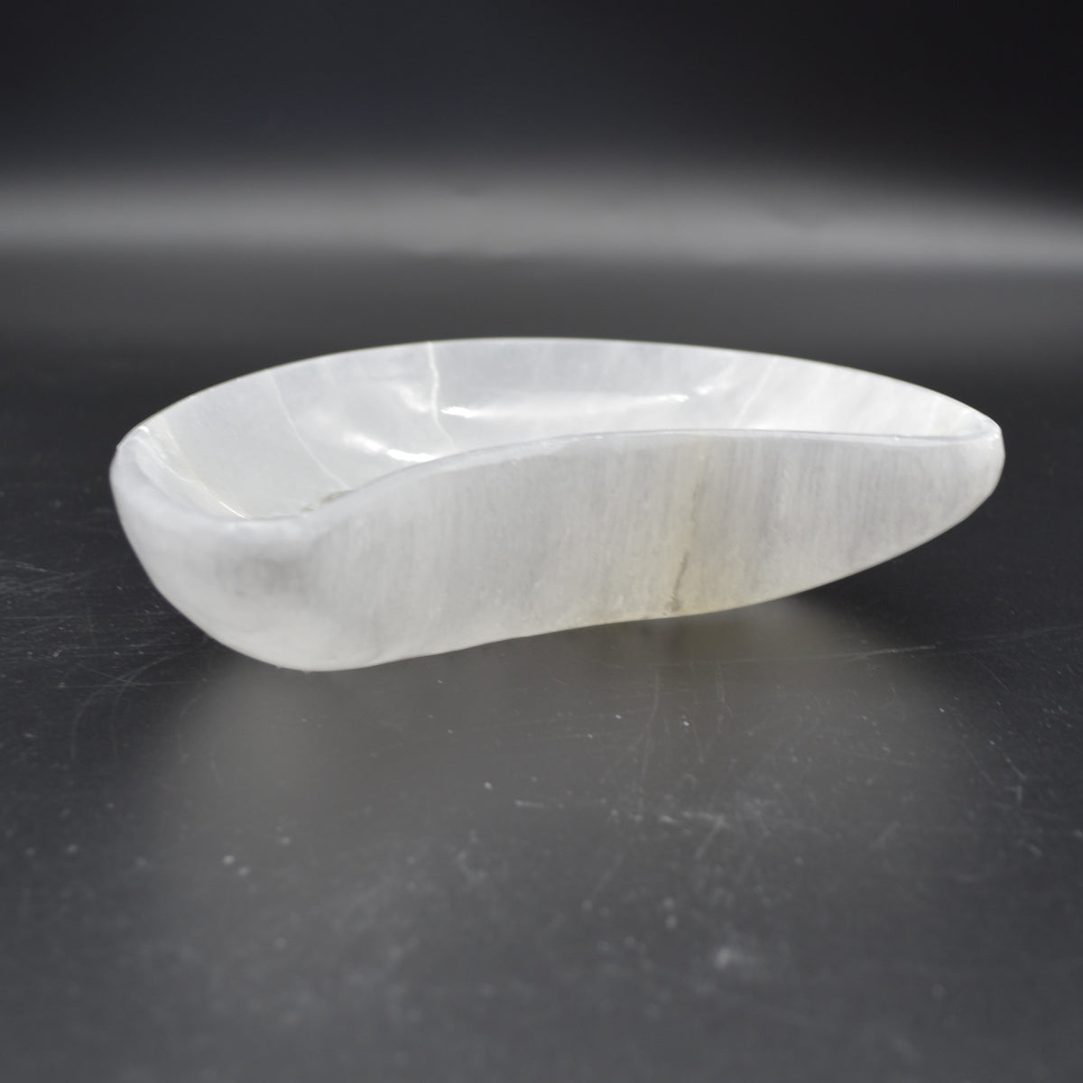 Selenite Moon Charging Bowl - 14.5cm - 1 Count
