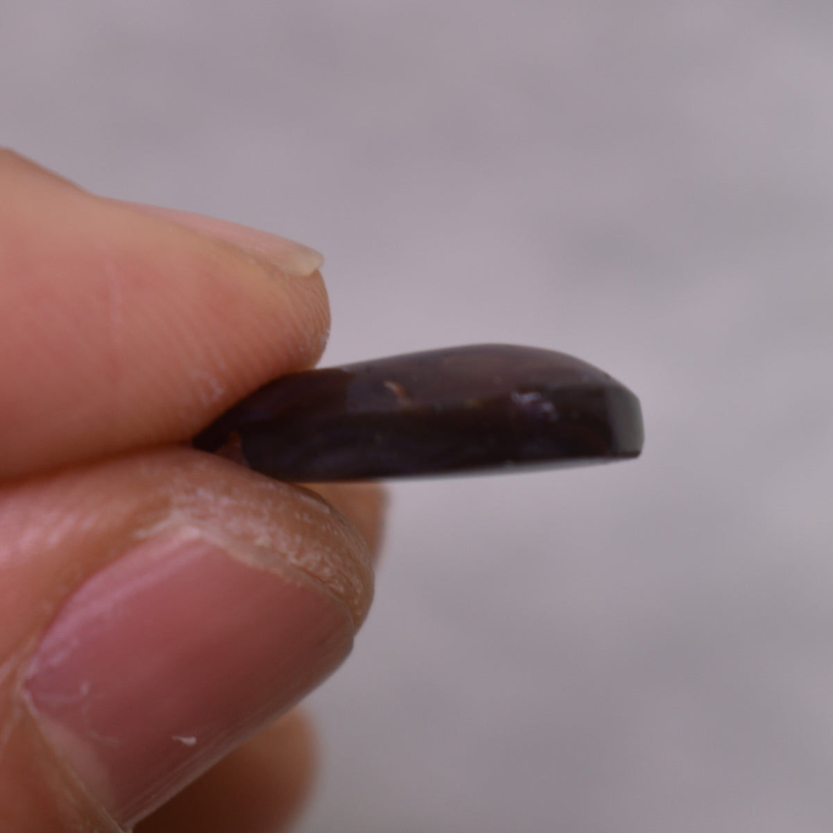 Mexican Polished Fire Agate Freeform Cabochon - 7ct - #09