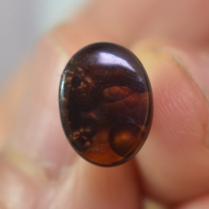Mexican Polished Fire Agate Freeform Cabochon - 2.9ct - #13