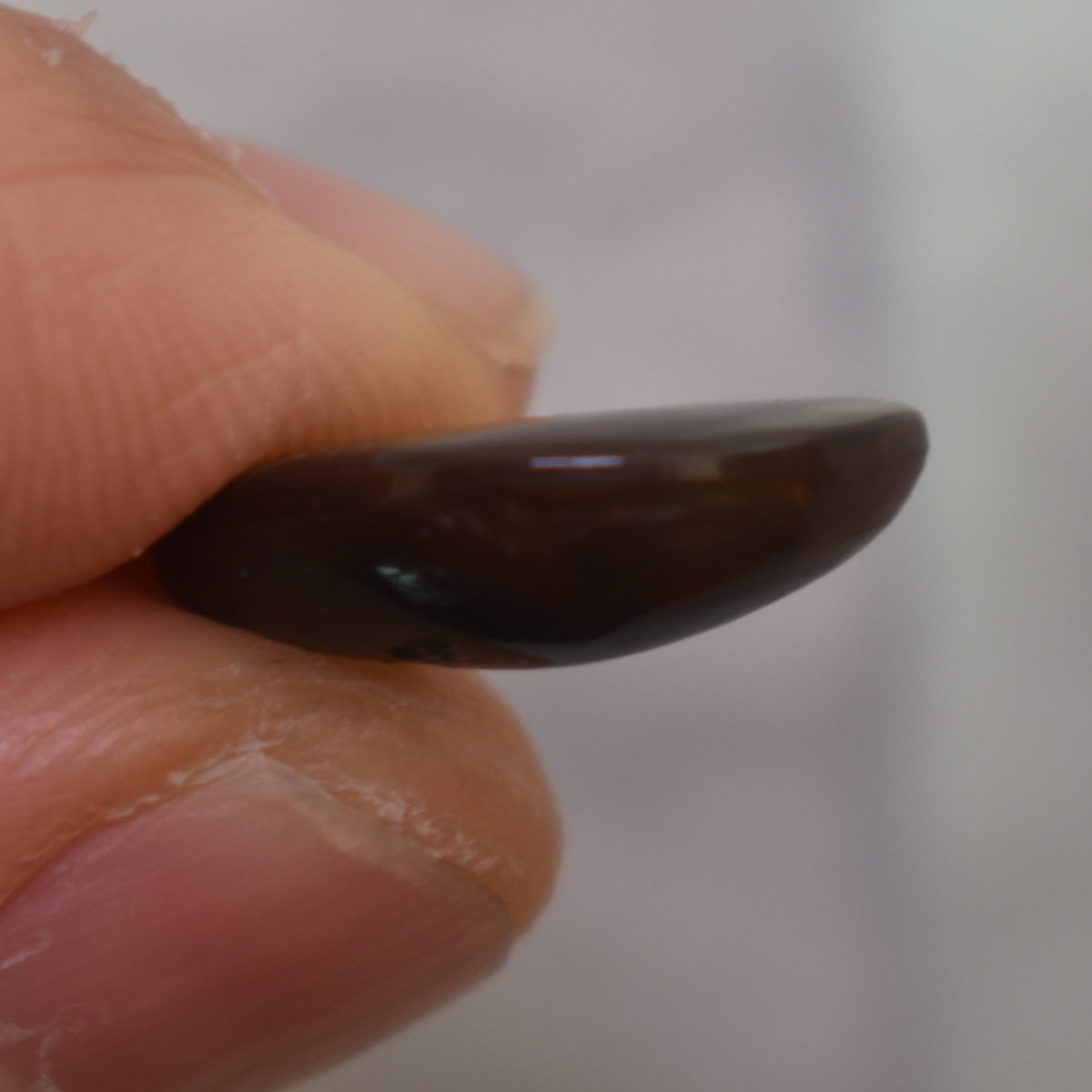 Mexican Polished Fire Agate Freeform Cabochon - 6.3ct - #15