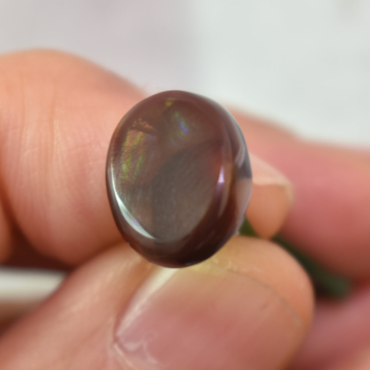 Mexican Polished Fire Agate Freeform Cabochon - 5.6ct - #16
