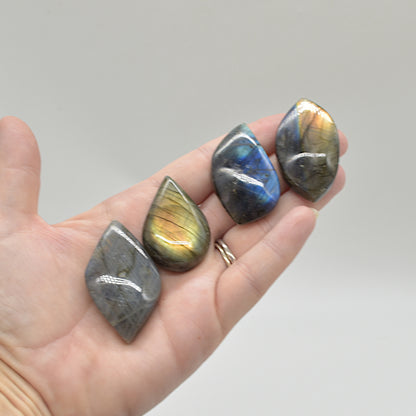 Labradorite Freeform Cabochon Pendant - 15 - 20 grams - 1 or 5 Count