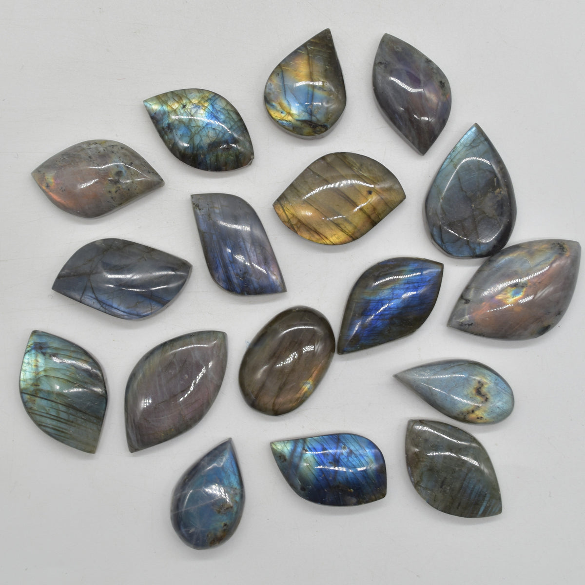 Labradorite Freeform Cabochon Pendant - 15 - 20 grams - 1 or 5 Count