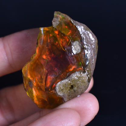 Ethiopian Crystal Opal Non Hydrophane Raw Specimen Rock - 134ct weight #01
