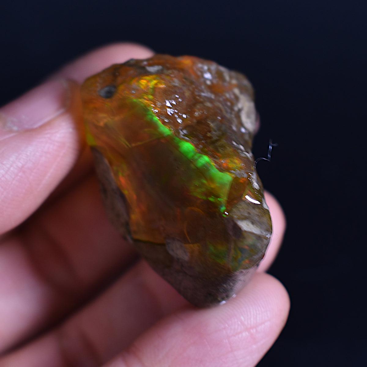 Ethiopian Crystal Opal Non Hydrophane Raw Specimen Rock - 134ct weight #01