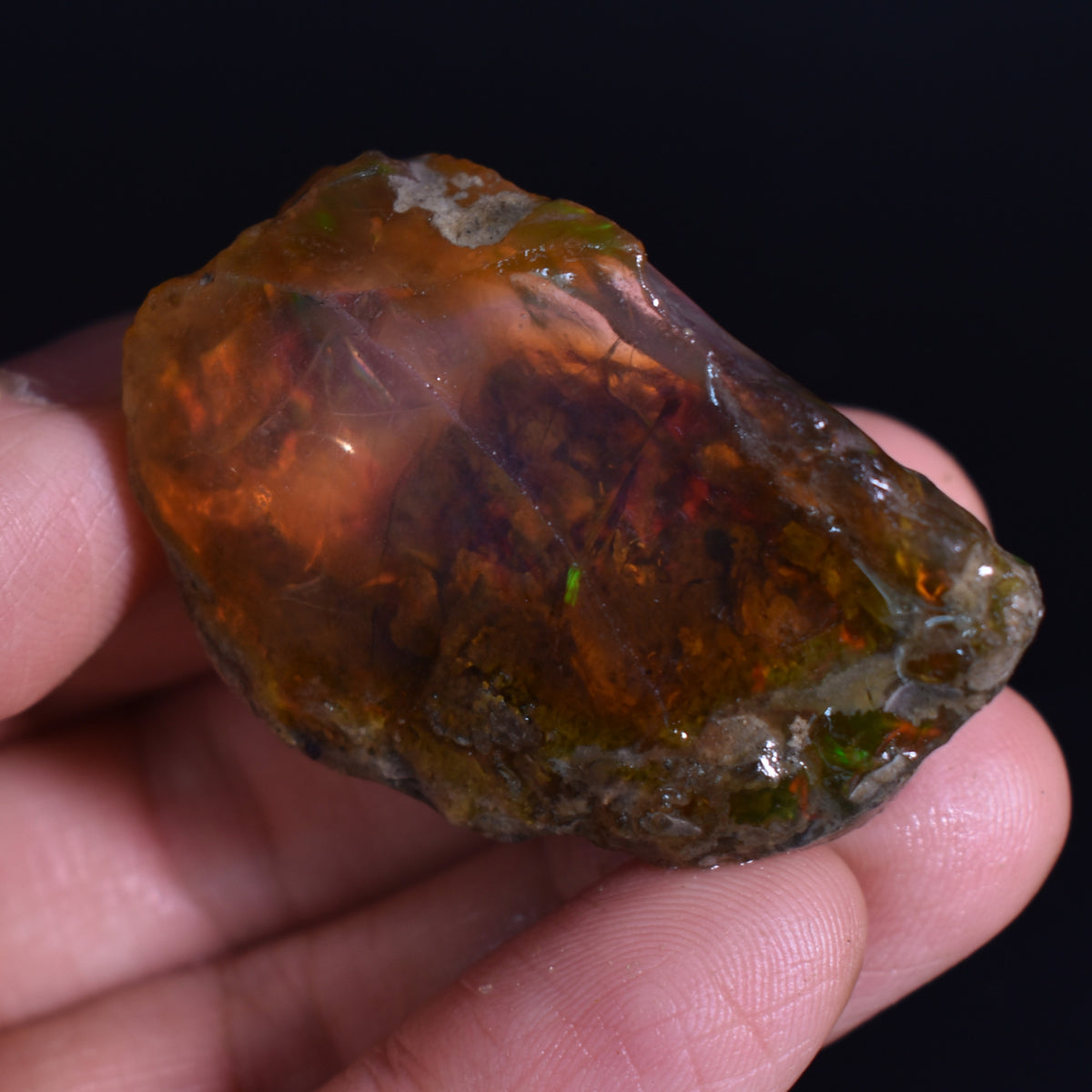 Ethiopian Crystal Opal Non Hydrophane Raw Specimen Rock - 115ct weight #05