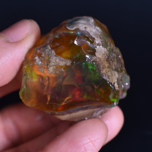 Ethiopian Crystal Opal Non Hydrophane Raw Specimen Rock - 216ct weight #10