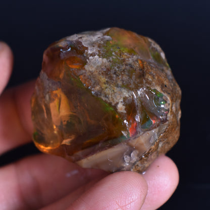 Ethiopian Crystal Opal Non Hydrophane Raw Specimen Rock - 216ct weight #10