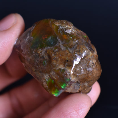 Ethiopian Crystal Opal Non Hydrophane Raw Specimen Rock - 216ct weight #10