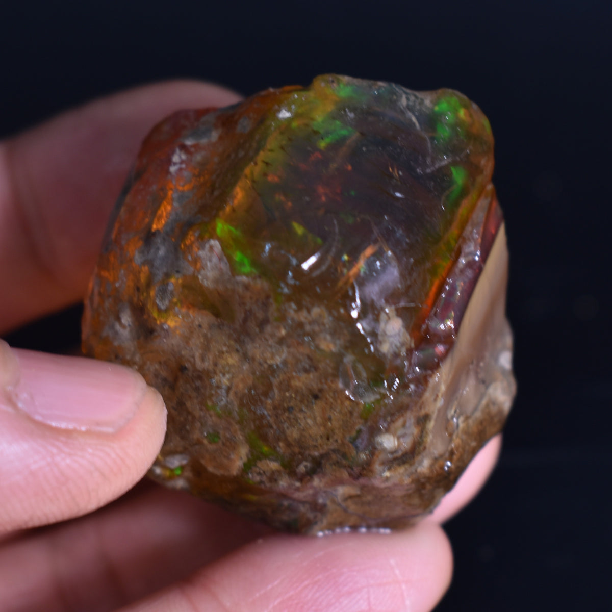 Ethiopian Crystal Opal Non Hydrophane Raw Specimen Rock - 216ct weight #10